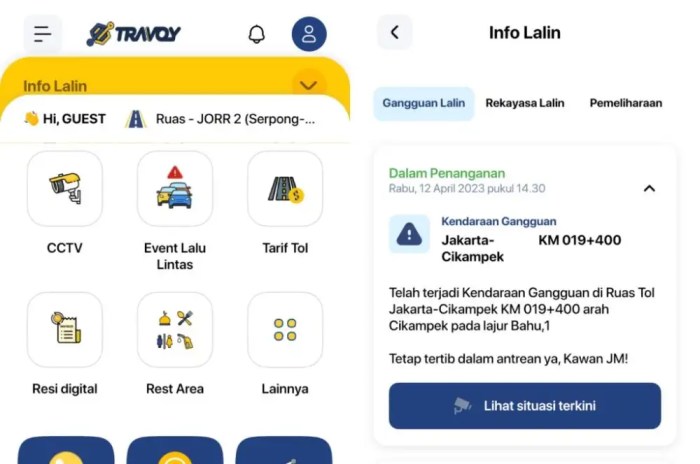 Cek CCTV Jalan Tol Secara Online